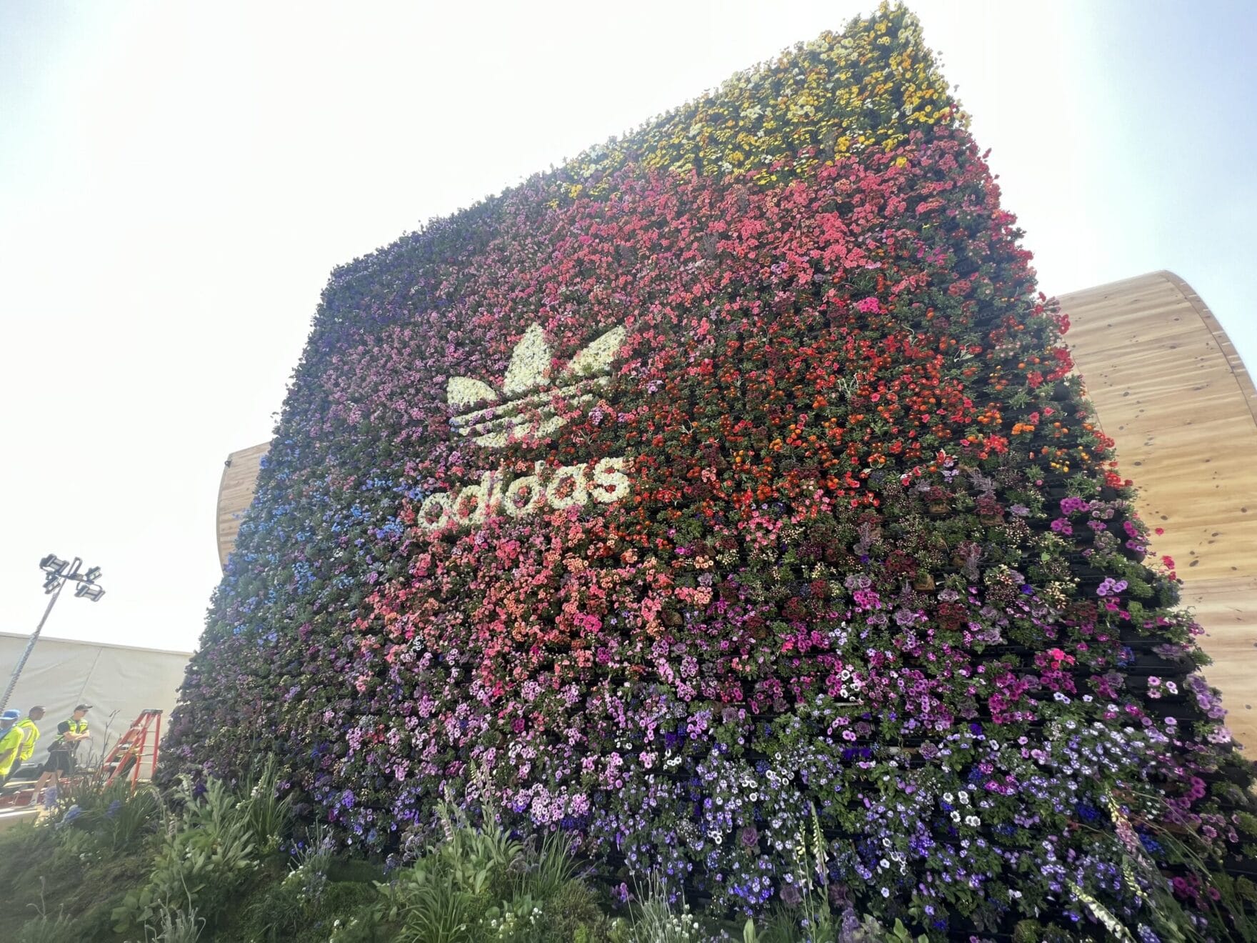 Adidas side of the finished Flower cube