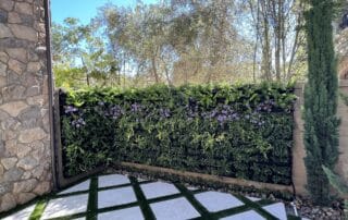 completion of living wall installation